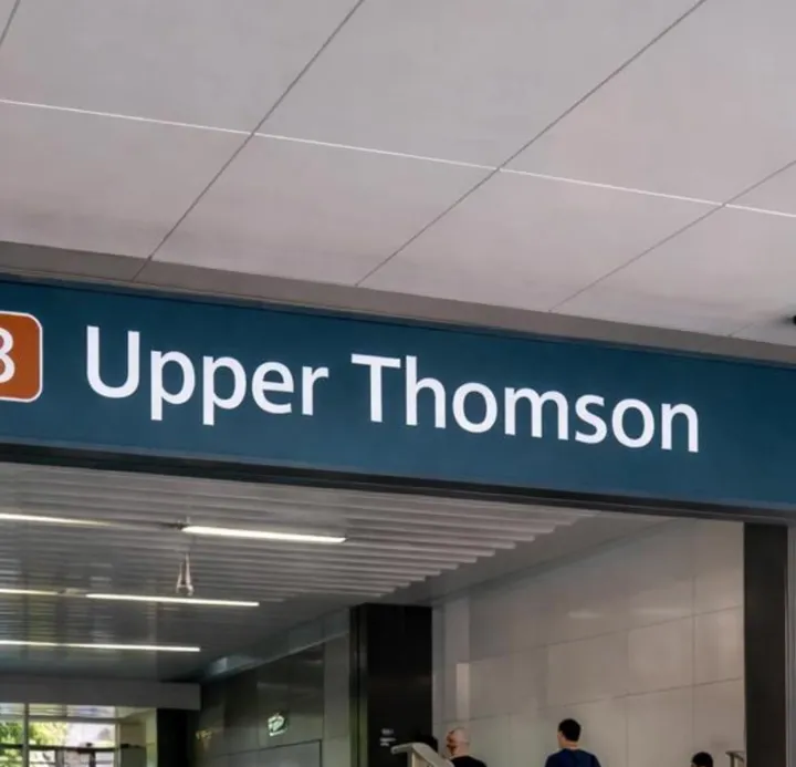 Upper Thomson MRT station entrance